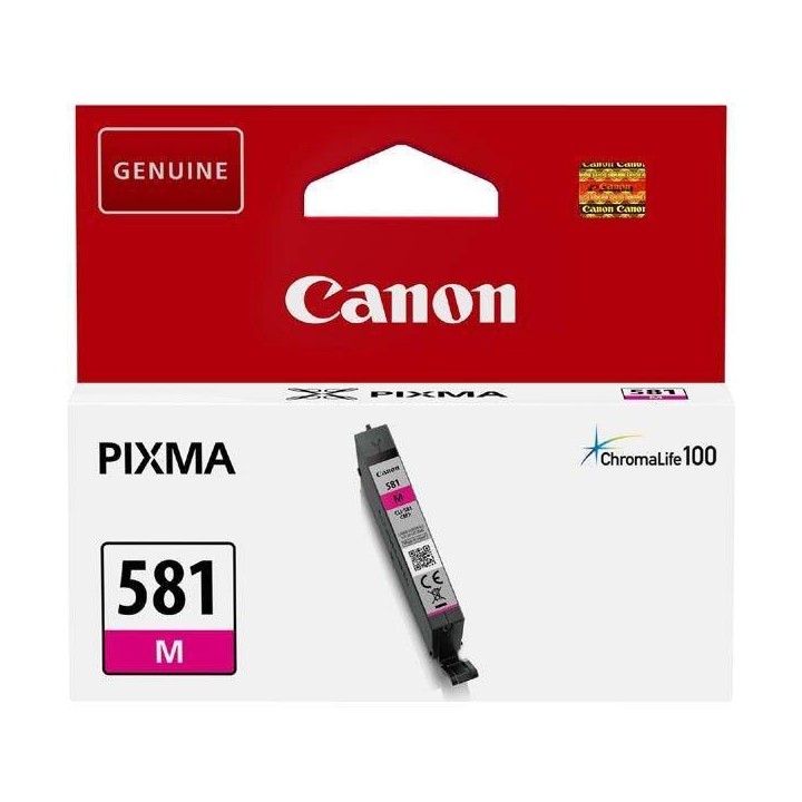TUSZ ORYGINALNY CANON CLI581M 2104C001 MAGENTA 223 STRON
