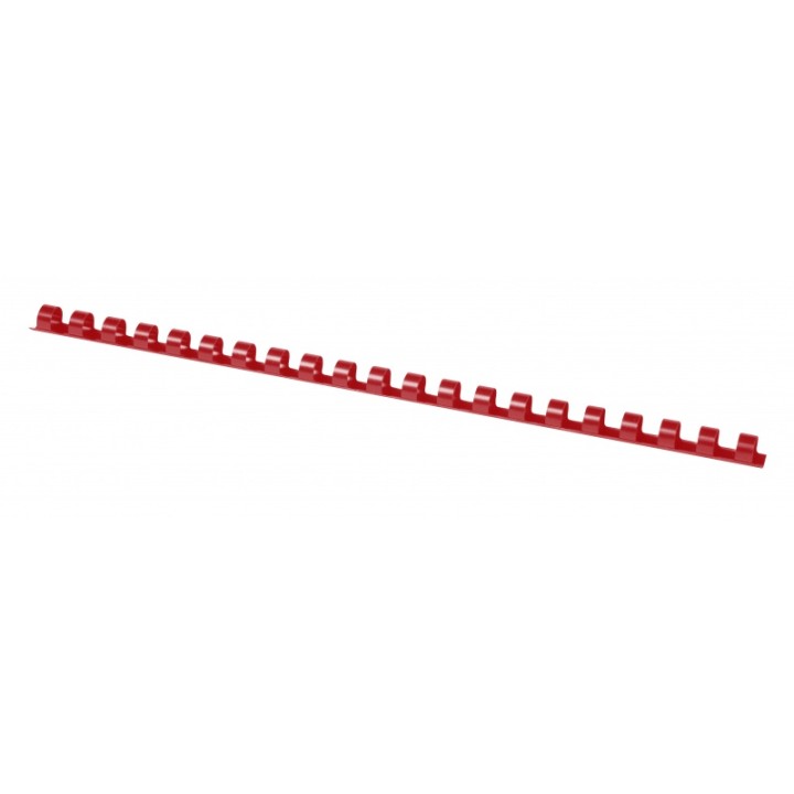 GRZBIET PLASTIKOWY 12MM (95 KARTEK) OFFICE PRODUCTS CZERWONY 100 SZT.