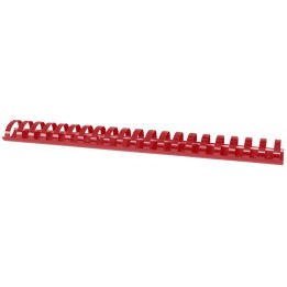 GRZBIET PLASTIKOWY 32MM (300 KARTEK) OFFICE PRODUCTS CZERWONY 50 SZT.