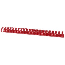 GRZBIET PLASTIKOWY 45MM (440 KARTEK) OFFICE PRODUCTS CZERWONY 50 SZT.