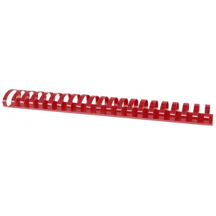 GRZBIET PLASTIKOWY 45MM (440 KARTEK) OFFICE PRODUCTS CZERWONY 50 SZT.