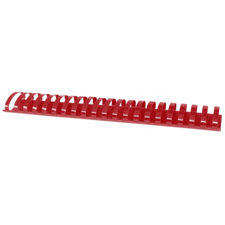 GRZBIET PLASTIKOWY 51MM (510 KARTEK) OFFICE PRODUCTS CZERWONY 50 SZT.