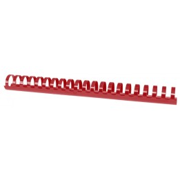 GRZBIET PLASTIKOWY 28,5MM (270 KARTEK) OFFICE PRODUCTS CZERWONY 50 SZT.