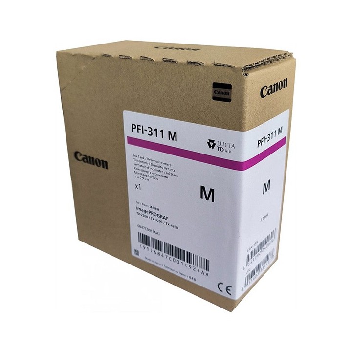 Canon oryginalny ink / tusz PFI-311 M, 6847C001, magenta, 330ml