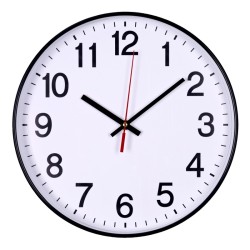 ZEGAR ŚCIENNY 34CM OFFICE PRODUCTS CZARNY