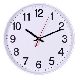 ZEGAR ŚCIENNY 34CM OFFICE PRODUCTS BIAŁY