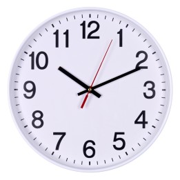 ZEGAR ŚCIENNY 30CM OFFICE PRODUCTS BIAŁY