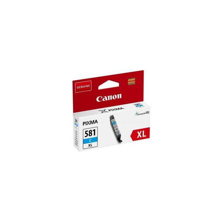 TUSZ ORYGINALNY CANON CLI581C XL 2049C001 CYAN 519 STRON