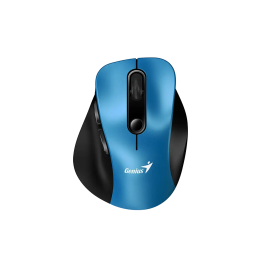 Genius Ergo 9000S Mysz bezprzewodowa, czarno-niebieski, 2400DPI