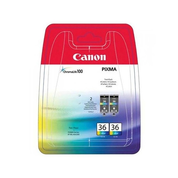 Canon oryginalny ink / tusz CLI-36 CL TWIN, 1511B025, color, 2*249s