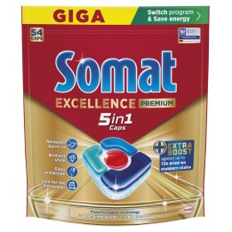 KAPSUŁKI DO ZMYWARKI SOMAT EXCELLENCE PREMIUM 5W1 54SZT.