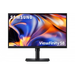 Samsung Monitor 27 cali Viewfinity S80HF IPS 5120x2880 5K 16:9 1xHDMI 1xDP 3xUSB-A 1xUSB-C Easy Connection 5ms 60Hz HAS+PIV płas