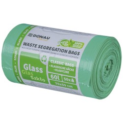 WORKI LDPE DO SEGREGACJI DONAU HOME ZIELONE 60L 50SZT.