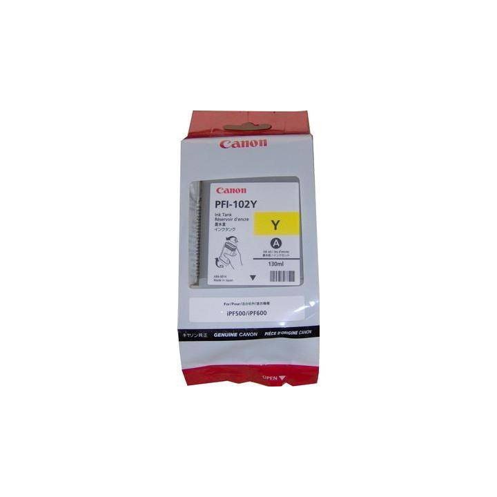 TUSZ ORYGINALNY CANON PFI102Y 0898B001 YELLOW 130 ML