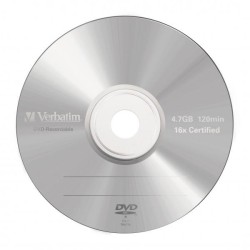 Verbatim DVD-R, DataLife PLUS, 43518, 4.7GB, 16x, jewel box, 1 KUS, Scratch Resistant, 12cm, General, Advanced Azo+, Matte Silve