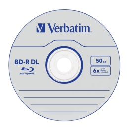 Verbatim BD-R, Dual Layer Printable, 50GB, jewel box, 43735, 6x, cena za 1 sztukę