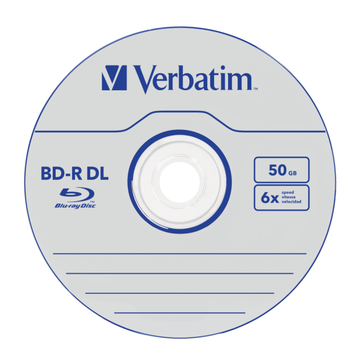 Verbatim BD-R, Dual Layer Printable, 50GB, jewel box, 43735, 6x, cena za 1 sztukę