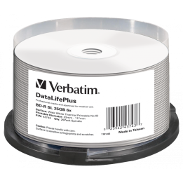 Verbatim BD-R, Single Layer 25GB, spindle, 43743, 6x, 25-pack