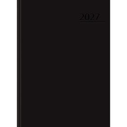 KALENDARZ KSIĄŻKOWY DZIENNY rok 2027 TOP 2000 BASIC 400213581 A5 CZARNY