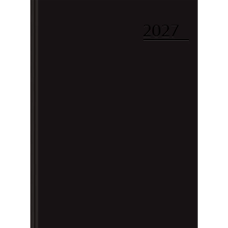 KALENDARZ KSIĄŻKOWY DZIENNY rok 2027 TOP 2000 BASIC 400213581 A5 CZARNY
