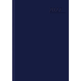 KALENDARZ KSIĄŻKOWY DZIENNY NA ROK 2027 TOP 2000 BASIC 400213580 A5 GRANATOWY