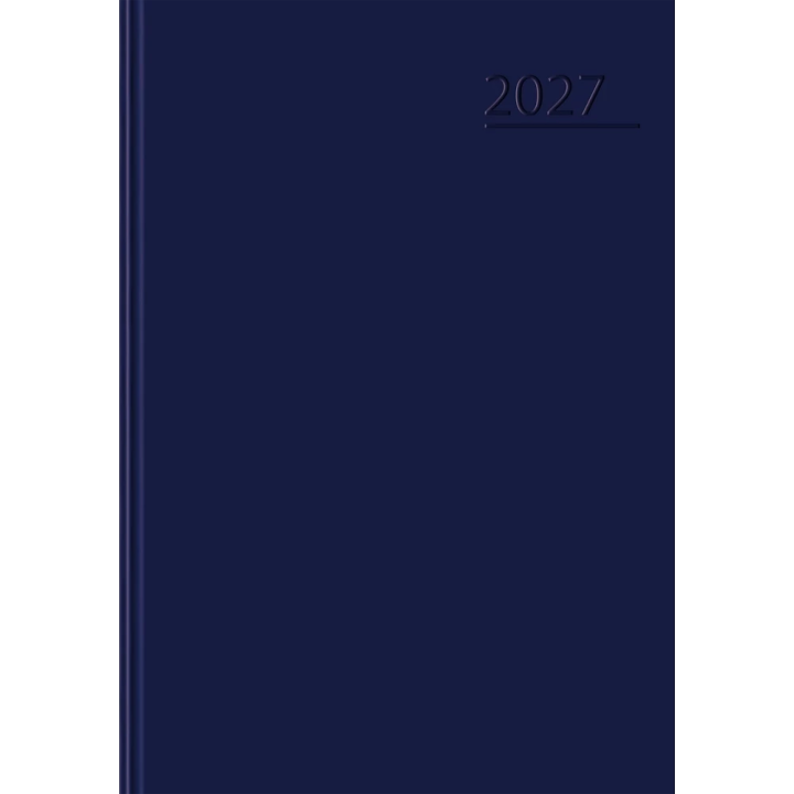 KALENDARZ KSIĄŻKOWY DZIENNY NA ROK 2027 TOP 2000 BASIC 400213580 A5 GRANATOWY