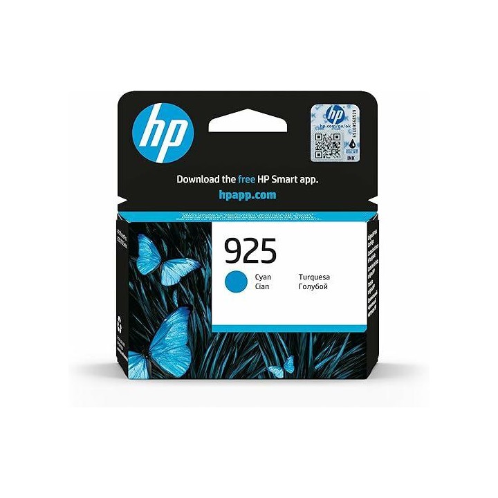 HP oryginalny ink / tusz 4K0V6PE, HP 925, cyan, 400s