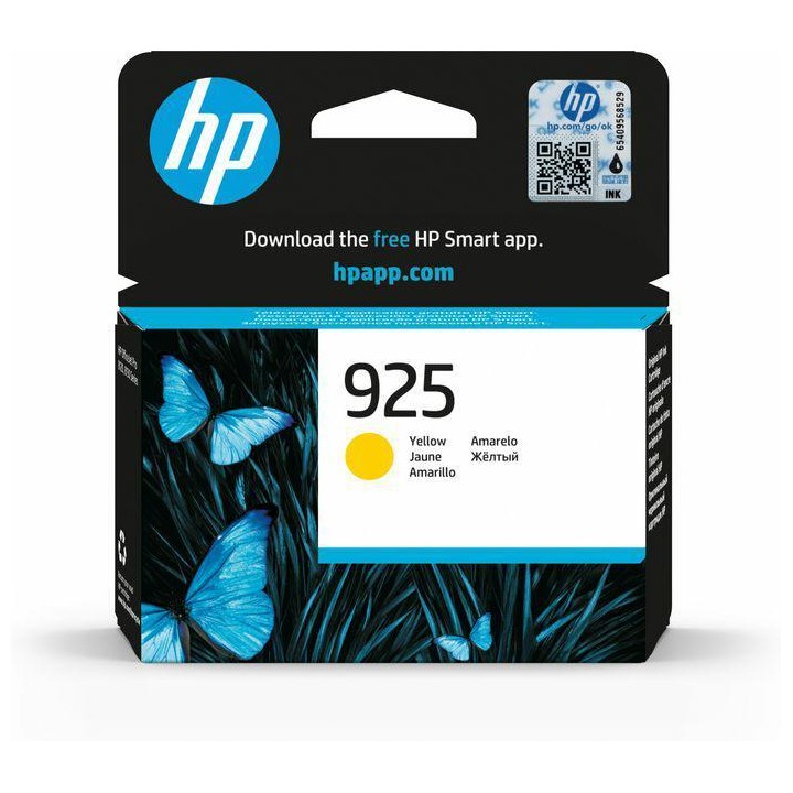 HP oryginalny ink / tusz 4K0V8PE, HP 925, yellow, 400s
