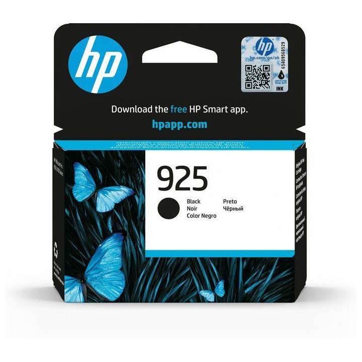 HP oryginalny ink / tusz 4K0V9PE, HP 925, black, 500s