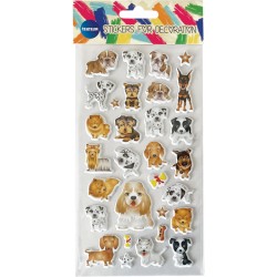 NAKLEJKI GĄBKOWE 23X30MM I 20X35MM CENTRUM 89739 PVC+PET