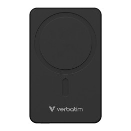 Verbatim powerbank z ładowaniem bezprzewodowym 5V, ładowanie telefonu, 32227, 10000mAh, Mocowanie magnetyczne, Czarny