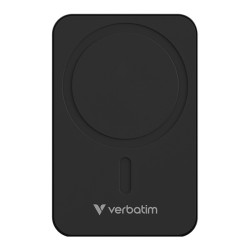 Verbatim powerbank z ładowaniem bezprzewodowym 5V, ładowanie telefonu, 32223, 20000mAh, Mocowanie magnetyczne, Czarny