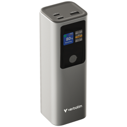 Verbatim Powerbank z wyświetlaczem TFT Charge ,n, Go 32269, 27000mAh, szara
