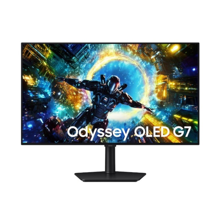 Samsung Monitor 32 cale Odyssey G73SH OLED 3840x2160 UHD 16:9 2xHDMI 1xDP 0,03ms 330/165Hz płaski 3Yd2d (LS32HG732SUXEN)