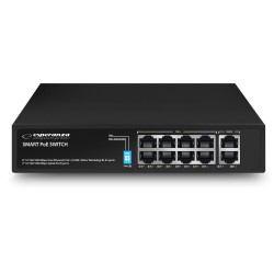 Esperanza Switch 10-portowy POE 10/100/1000 120W MATRIX ENS108