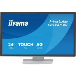 IIYAMA Monitor 24 cale T2452MSC-W2AG 10PKT,POJ,IPS,HDMI,DP,420cd, biały