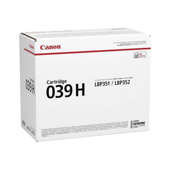 TONER ORYGINALNY CANON CRG039H 0288C001 CZARNY 25000 STRON