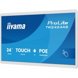 IIYAMA Monitor 24 cale TW2424AS-W3P POJ.10PKT.24/7,ANDROID14, IPS, USB-C, 2x5W, RJ45,dubbele microfoon, antireflectiecoating, Po