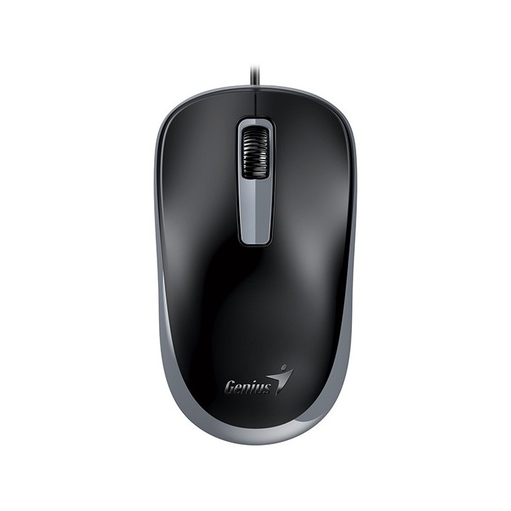 Genius DX-125S Mysz przewodowa, czarno-szara, 1200DPI