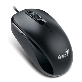 Genius DX-110 Mysz przewodowa, czarna, 1200DPI, USB-C
