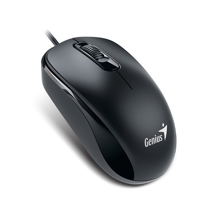 Genius DX-110 Mysz przewodowa, czarna, 1200DPI, USB-C
