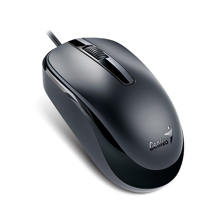 Genius DX-120 Mysz przewodowa, czarna, 1200DPI, USB-C