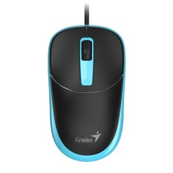 Genius DX-123 Mysz przewodowa, czarno-niebieski, 1200DPI