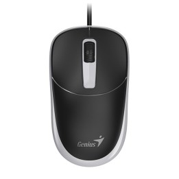 Genius DX-123 Mysz przewodowa, czarno-szara, 1200DPI