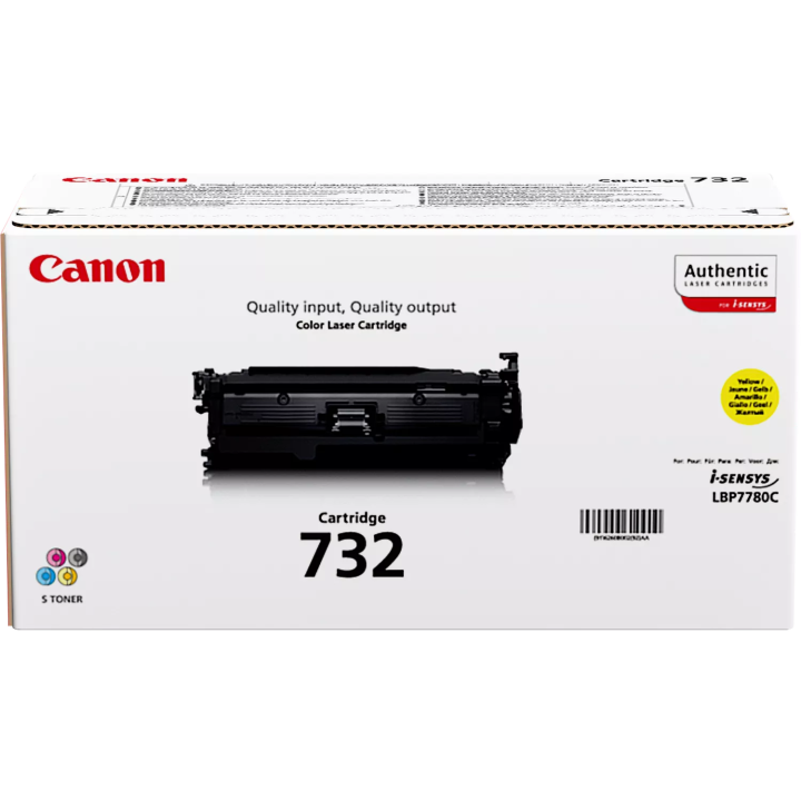 TONER ORYGINALNY CANON CRG732Y 6260B002 YELLOW 6400 STRON