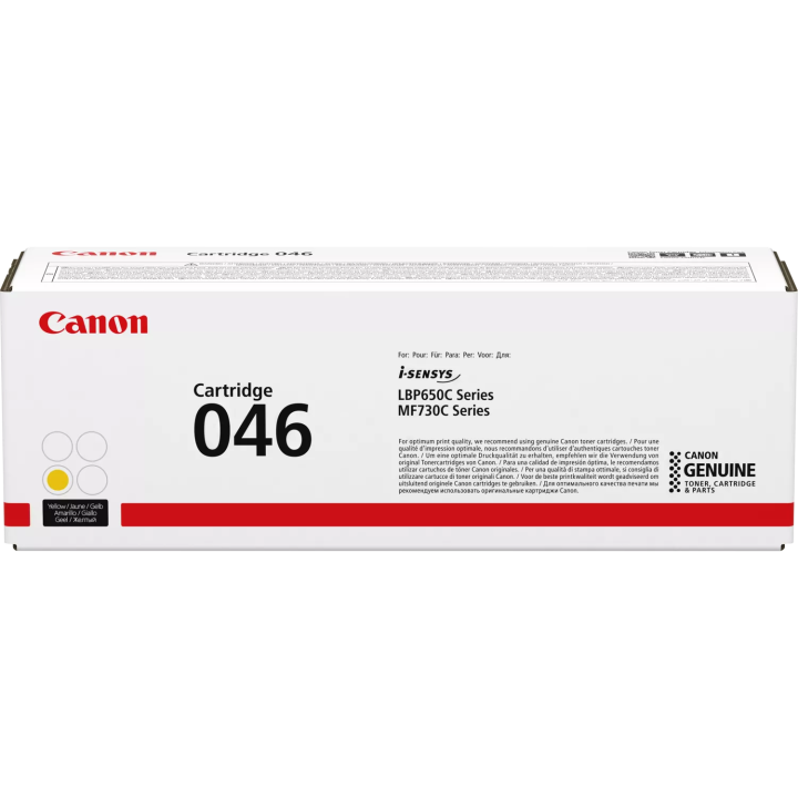 TONER ORYGINALNY CANON CRG046Y 1247C002 YELLOW 2300 STRON