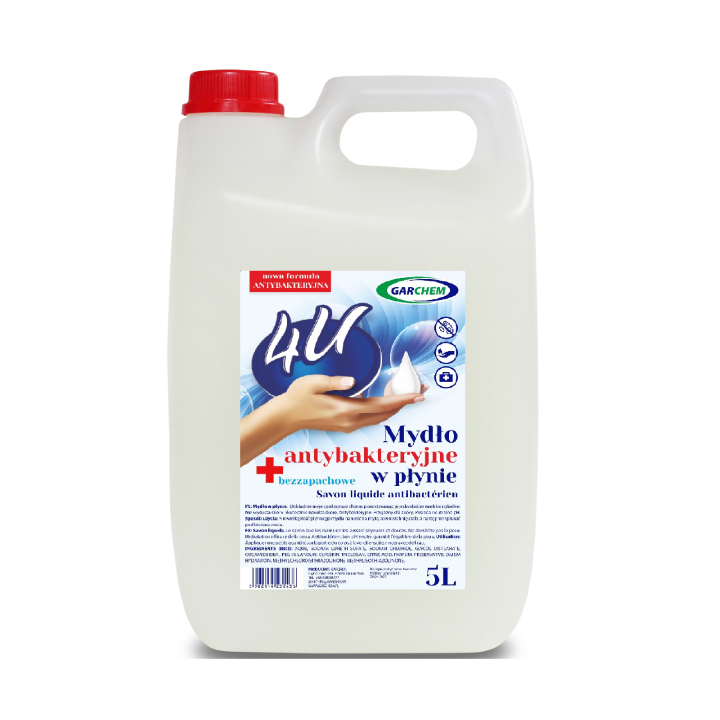 MYDŁO W PŁYNIE 4U BEZZAPACHOWE 5L