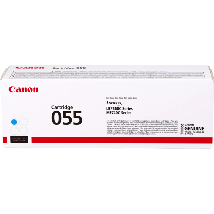 TONER ORYGINALNY CANON CRG055C 3015C002 CYAN 2100 STRON