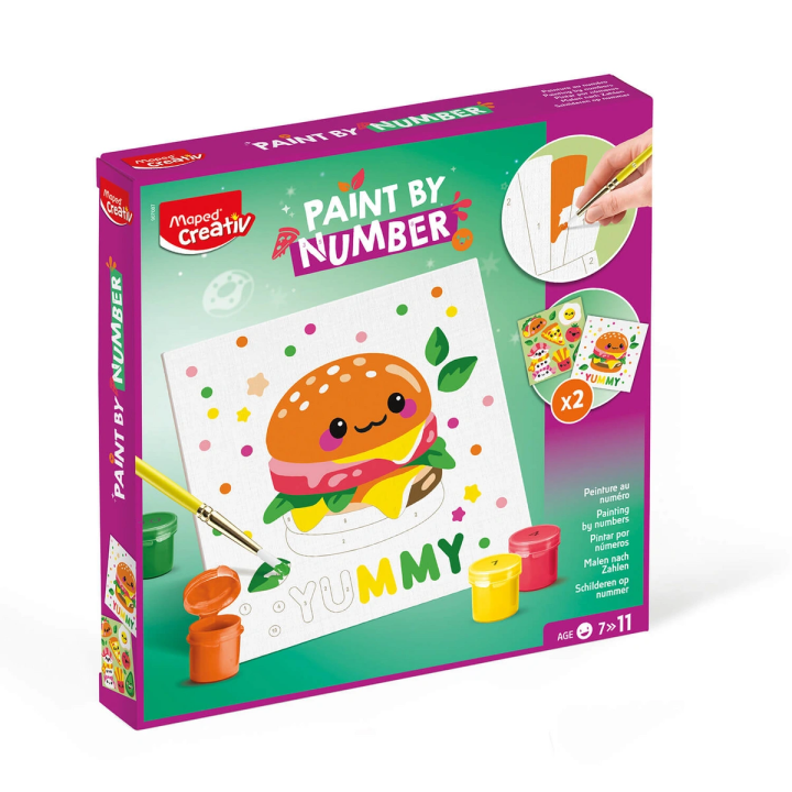 MAPED Creativ malowanie po numerach przekąski Yummy