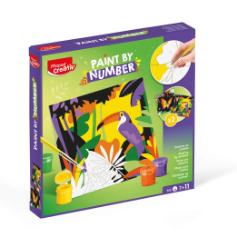 MAPED Creativ malowanie po numerach tukan/motyl